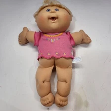 Vintage Cabbage Patch Doll 2004 Blonde Hair Purple Eyes No original Clothes