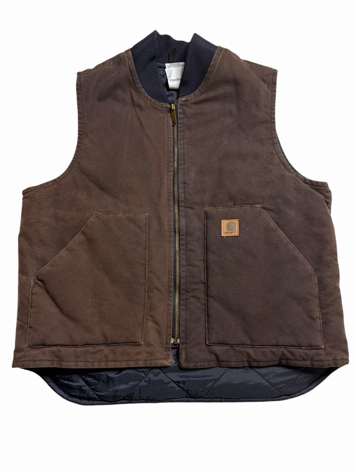 VTG Y2K Carhartt V02 DKB Canvas Work Vest Men's Size L Reg Nice Wear & Fade
Opens in a new window or