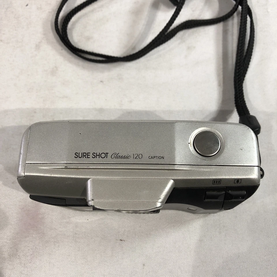 Película compacta Canon Sure Shot 120 clásica de 35 mm + flash Foto 4 de 4