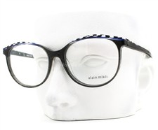 Alain Mikli Eyeglasses A03069 011 Glasses Point Crystal Black Blue 54mm No Case