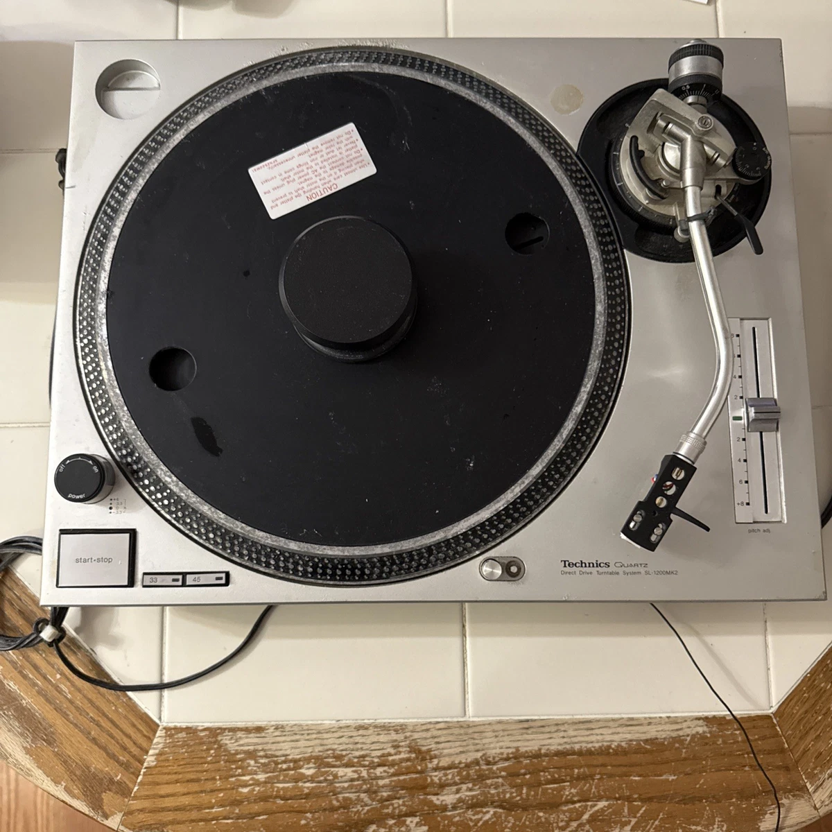 DJ機材 Technics SL-1200MK2 Technics Direct Drive Turntable System SL-1200MK2 (SL-1200MK