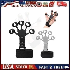 Grip Strength Trainer Hand Grip Strengthener for Therapy Relieve Pain Black