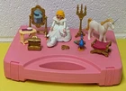 VTG Playmobil Geobra Fairy Tale Royal Princess Unicorns Peacock Swan Toy Lot