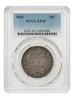 1896 50C PCGS XF45 - Barber Half Dollar