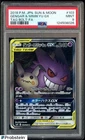 2018 Pokemon Japanese Sun & Moon Tag Bolt #103 FA Gengar & Mimikyu GX PSA 9