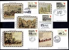 GB - 1984 The Royal Mail on 5 x Benham Silk First Day Cover