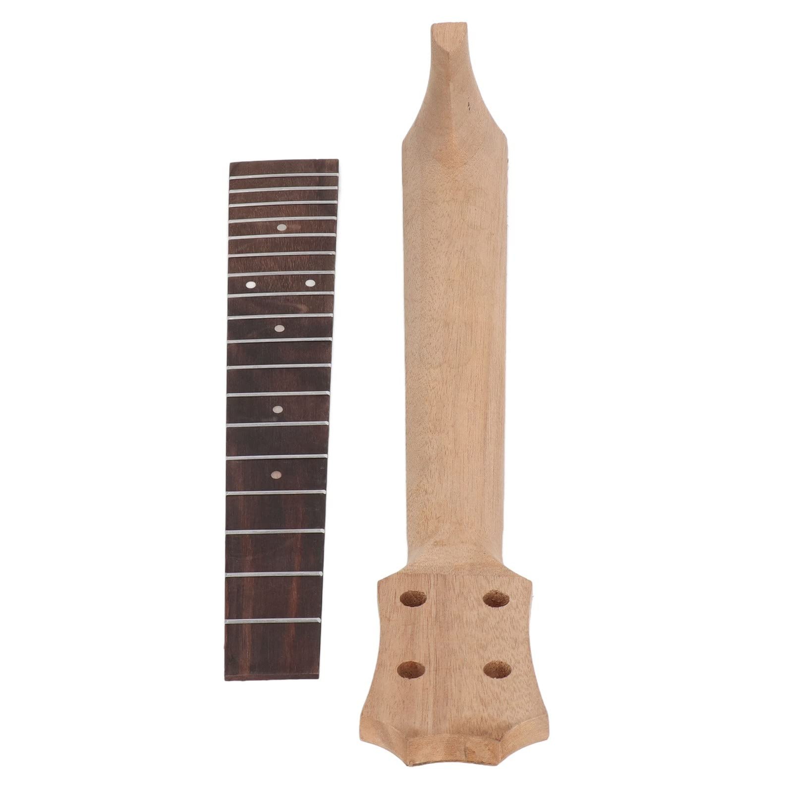 Ukulele Fretboard Neck Rosewood Okoume Replacement 4 String 26 Inch Part