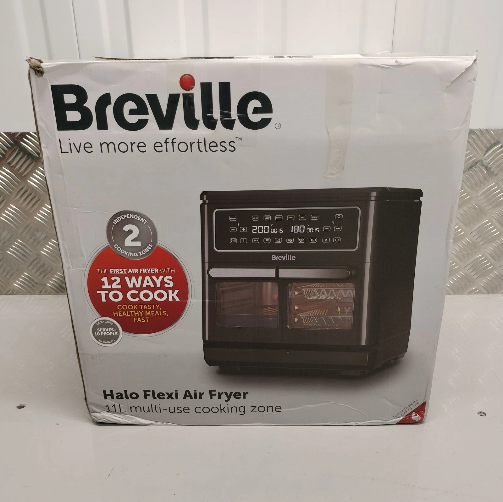 Breville Halo Flexi Dual Air Fryer Digital Oven 11L **MISSING ITEMS, READ DESC**
Opens in a new wind