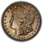 1898 $1 Morgan Silver Dollar - Deep Color Toning - SKU-D2026