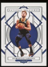 2020-21 National Treasures #93 DOMANTAS SABONIS /99 Kings Pacers