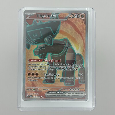 Pokemon TCG Ting-Lu EX Paldea Evolved Full Art Illustration Rare 243/193 NM/M