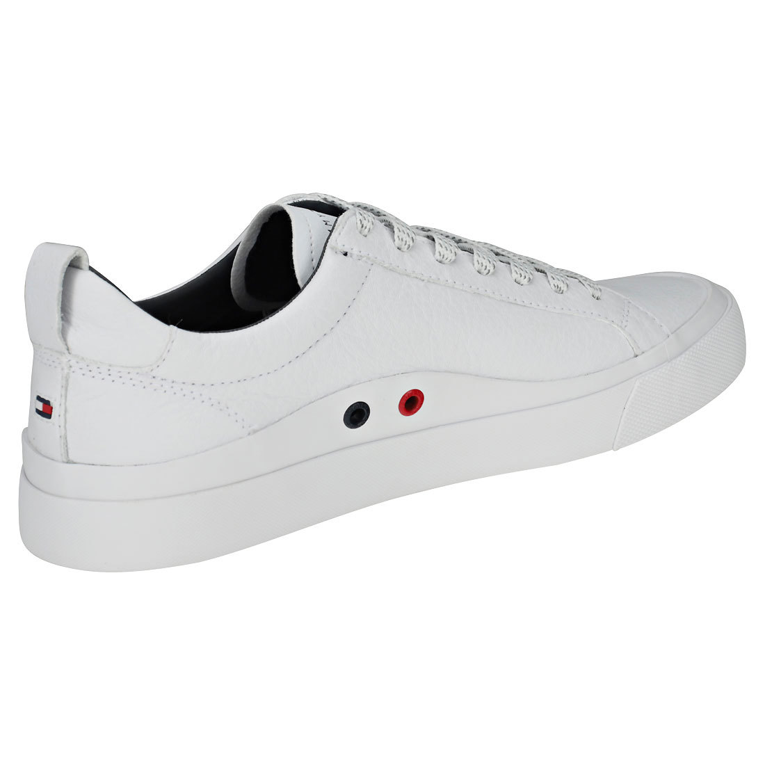 Tommy Hilfiger Flag Detail White Navy Red 45 - 45 EU 669d2a Tommy Hilfiger Flag Detail White Navy Red 45 - 45 EU 669d2a