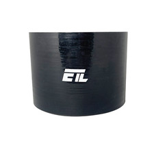 3.50 Id Inletoutlet Straight Silicone Hose Black 3.00 Length New