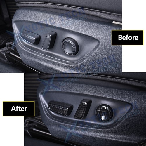 Interior Carbon Fiber Pattern ABS Console Molding Cover For Toyota Camry 2018-up - Picture 7 of 31
