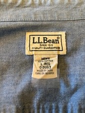 mens denim shirt size large