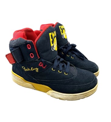 Patrick Ewing 33 Men's High Sneakers Blue Red Yellow 1EW90128-433 Size 7M