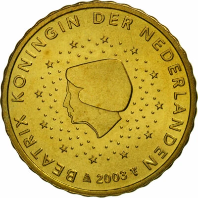 [#461845] Niederlande, 10 Euro Cent, 2003, STGL, Messing, KM:237 - Bild 1 von 2