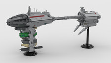 Lego Nebulon-B Instrucciones MOC | Star Wars MOC Fragata Escolta Personalizada Nave