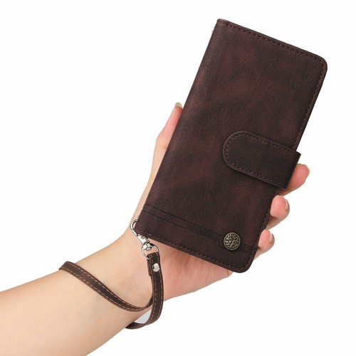 Flip Strap Zipper Wallet Phone Case For iPhone 16 15 14 13 12 11 Pro Max XR XS - 第 4/17 張圖片