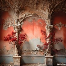 CP10'x10'Wall Marble Pillar Scene Microfiber Fabric background backdrop BHF1900