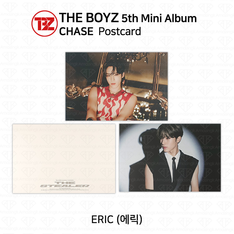 THE BOYZ 5th Mini Album Chase Official Postcard Stealer Trick Ver