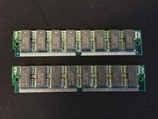 2x 16MB 4Mx32 EDO 72-Pin Non-Parity 60ns 5V 4x32 SIMM 32MB Apple Mac PC UNIX