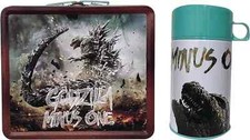 NEW GODZILLA MINUS ONE 2023 TIN LUNCHBOX THERMOS TOHO MONSTER NEW USA SELLER