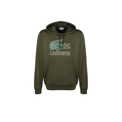 NEW Lacoste Men s Graphic Crocodile Molleton Non Gratte Long Sleeve Sweatshirt