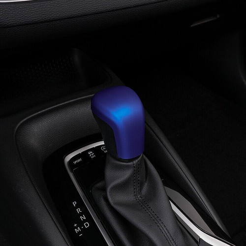1PCS Cover Trim Blue ABS Console Gear Shift Knob For 2019-2021 Toyota Corolla - Picture 4 of 4
