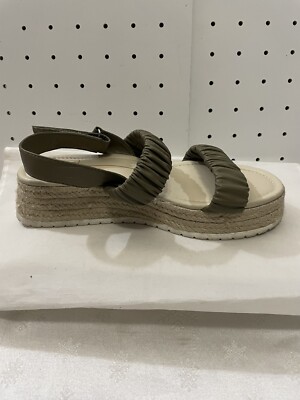 Dolce Vita Mizza Faux Leather Espadrille Platform Sandals  display picture 2