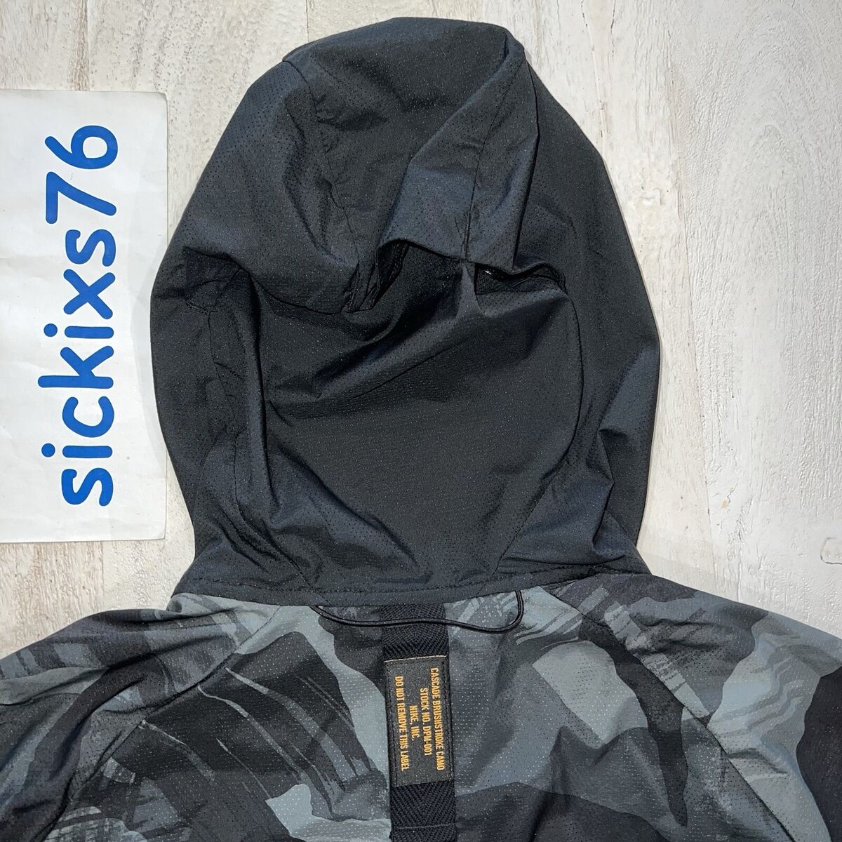 Nike Repel Windrunner Camo UPF 40+ Men's Running Jacket Sz Nike Repel Windrunner Camo UPF 40+ Men's Running Jacket Sz