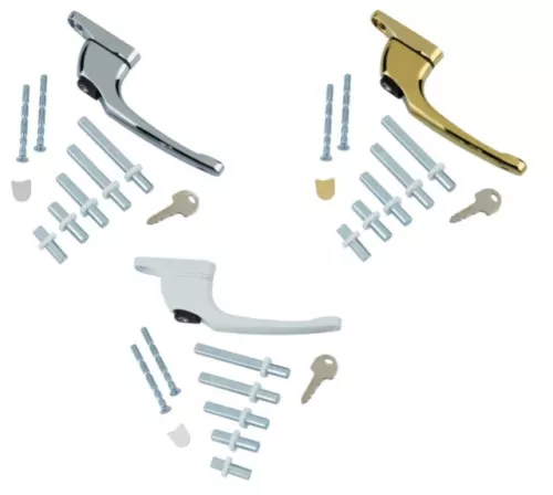 UPVC Window Handle Universal ERA Espag Upvc Key Locking Double Glazing 5 Spindle