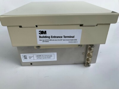 3M Building Entrance Terminal w/ Fire Retardant Quick Connect System (QCS) 2814