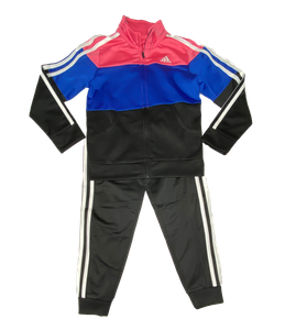 girls blue adidas tracksuit