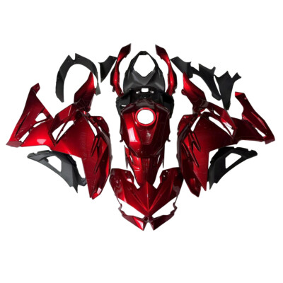 Injection Candy Red Fairing Kit for Kawasaki Ninja 500 EX500 2024 2025 Bodywork