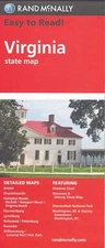 State Map of Virginia, Easy To Read!, by Rand McNally - 2021 edition