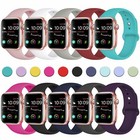 For Apple iWatch 4/5/6 /SE/7/8/9/10th Series Silicone Strap Watch Sport Band