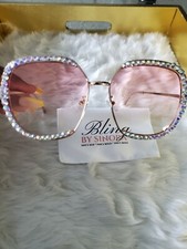 Rhinestone Sunglasses Women Fashion Glasses Shades UV400