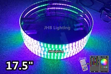 JHB 17.5" QUAD ROW Bluetooth Remote CHASING Flow Multi-function LED Wheel Lights