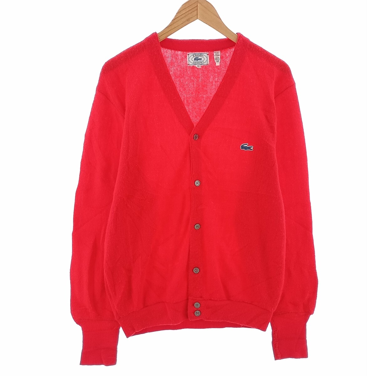 トップス 70's IZOD LACOSTE Acryl Cardigan 70s~80'S Lacoste LACOSTE IZOD Acrylic Knit Cardigan Men's