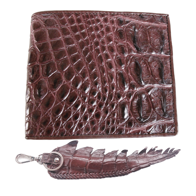 alligator skin purse