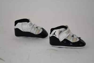 Nike Air Jordan XI 11 Baby Retro Concord 2011 Black White Size 2C Infant