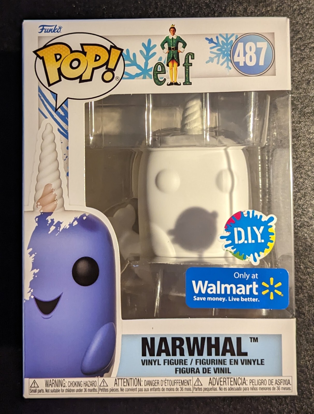 Sale Funko Pop! Narwhal #487 - Elf - 2023 Diy Walmart Exclusive - Christmas - Nib