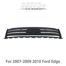 Front Bumper Upper Grille Assembly For Ford Edge 2007-2009 2010 Gloss Black