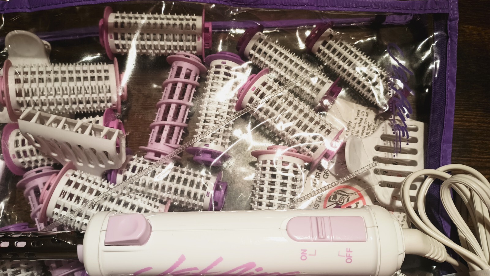 Vtg Jet Aire 4 in 1 Hair Styling Hot Air System Curling Iron Brush