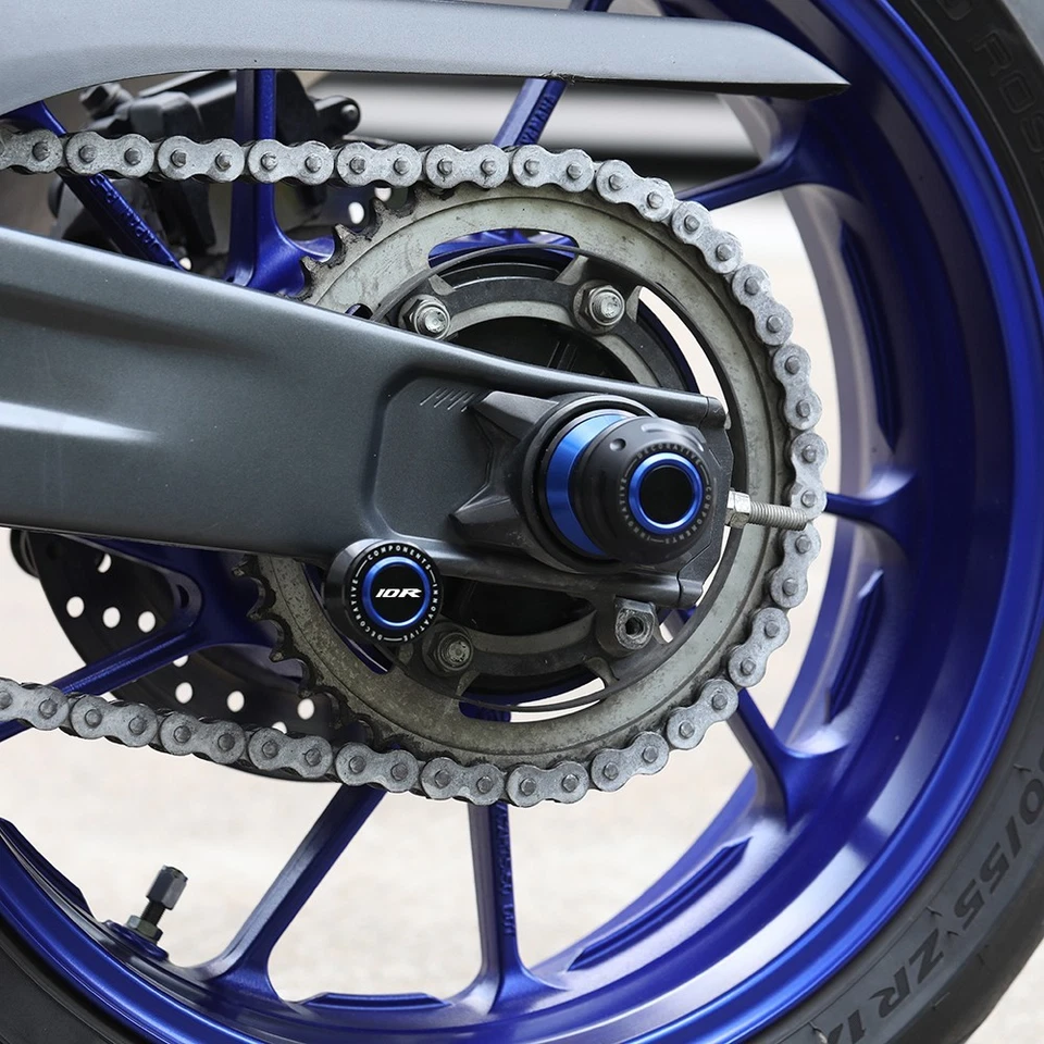 Deslizadores de carrete basculante CNC para tornillos de pie trasero Kawasaki Ninja ZX10R 2004-2025 Foto 4 de 4