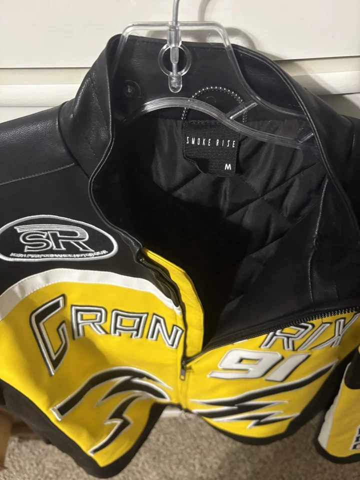 Chaqueta Racer Smokerise Hombre Talla Mediana - Nueva Sin Etiquetas Foto 4 de 4