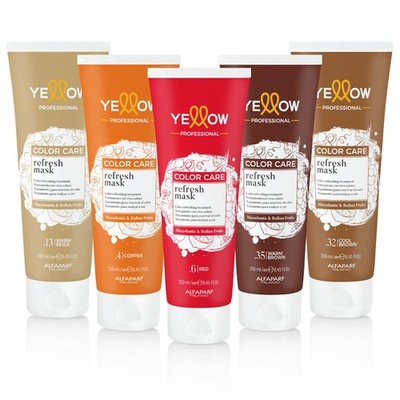 Maske Für Gefärbtes Haar ALFAPARF Yellow Color Care Refresh Mask 250ml