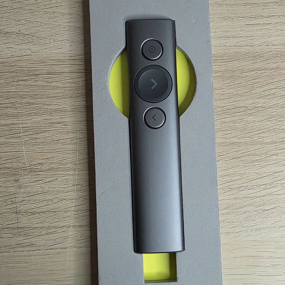 Logitech Spotlight Presentation Remote Slate Grey Untested / For Parts Only - Image 3 of 4