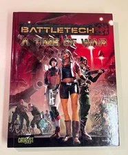 Battletech A Time of War Hardcover Book Catalyst Game Labs, Sci-Fi RPG, READ